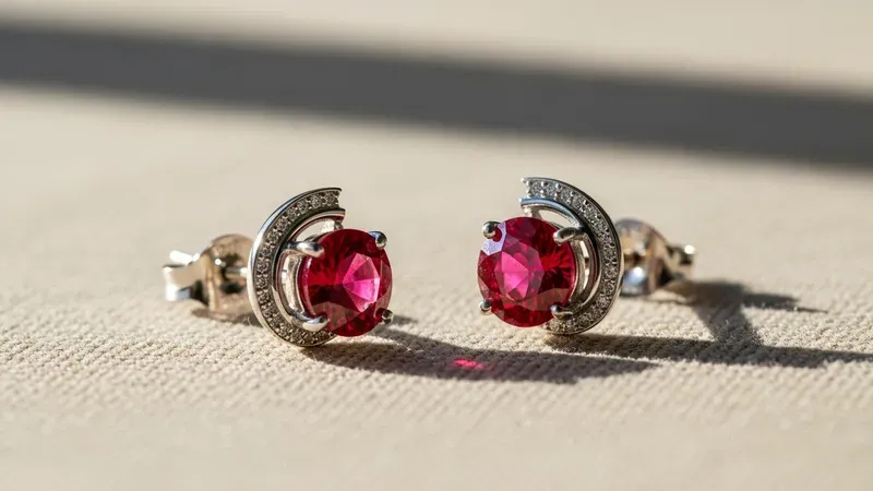 Boucle d'oreille dormeuse rubis : guide pour bien choisir
