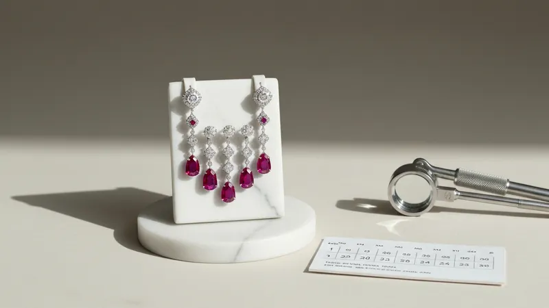 Boucles d'oreilles rubis et diamants : guide d'achat