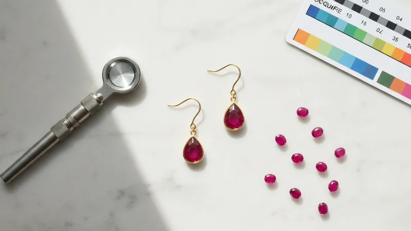 Boucles d'oreilles rubis or blanc : guide pour bien choisir