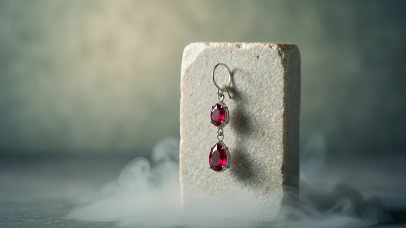 Boucle d'oreille pendante rubis : guide pour bien choisir