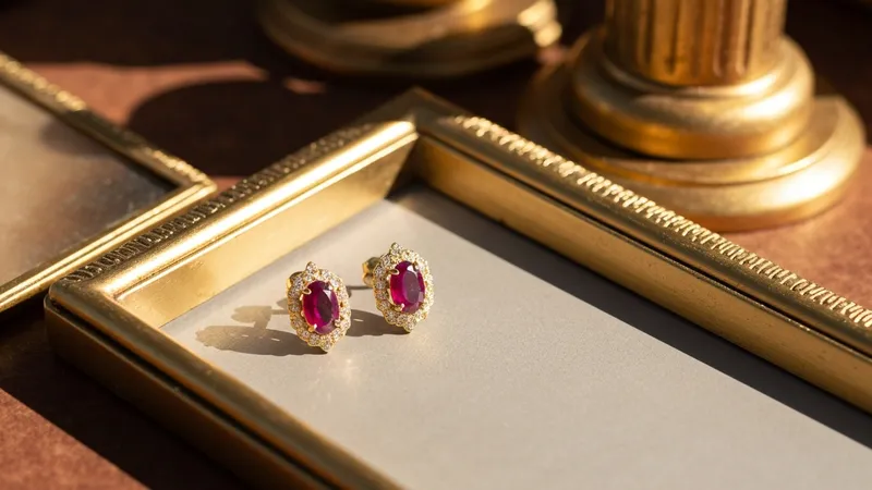 Boucles d'oreilles rubis or jaune : guide pour bien choisir
